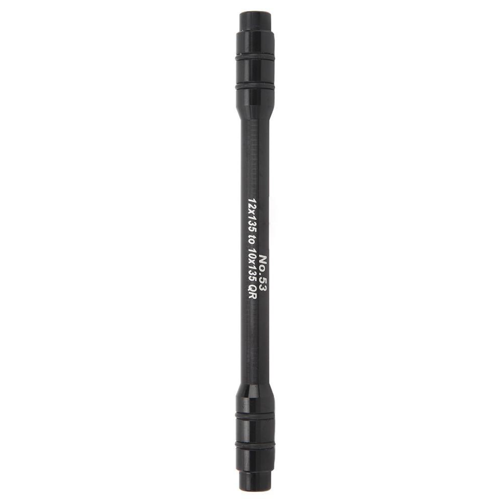 Black Quick Release Adapter 12mm to 10mm Axle Conversion Bike Hub Conversion Wheel Upgrades