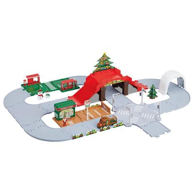 TAKARA TOMY Tomica Town Christmas DX Set Santa Claus and Reindeer Mini Car Car Toy Unisex 3 Years Old and Up Boxed Toy Safety Standard Passed ST Mark