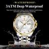 POEDAGAR Fashion Military Men Clock Waterproof Luminous Date Week Man Wristwatch Stainless Steel Quartz Watches Male Reloj