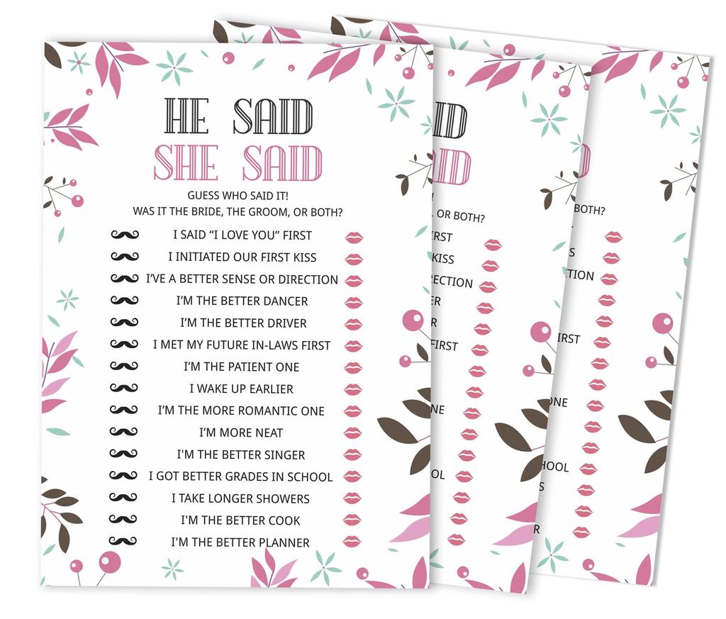 Inkdotpot KartenA Für Braut-Hochzeitsdusche Junggesellinnenabschied Großpackung Blanko Quadratisch Ausfüllen Geschenkideen