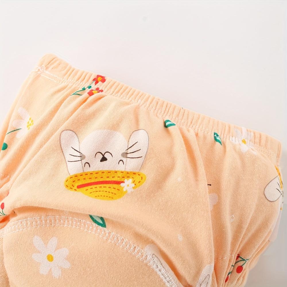 6pcs Leakproof Soft Cotton Potty Training Pants for Boys Girls 0-3 Years Durable Washable Underwear with Extra Padding Gift
