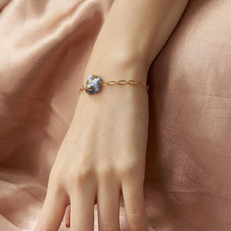Cerabonito 2019 GEMSTONE CERAMIC BRACELET (BLUE)