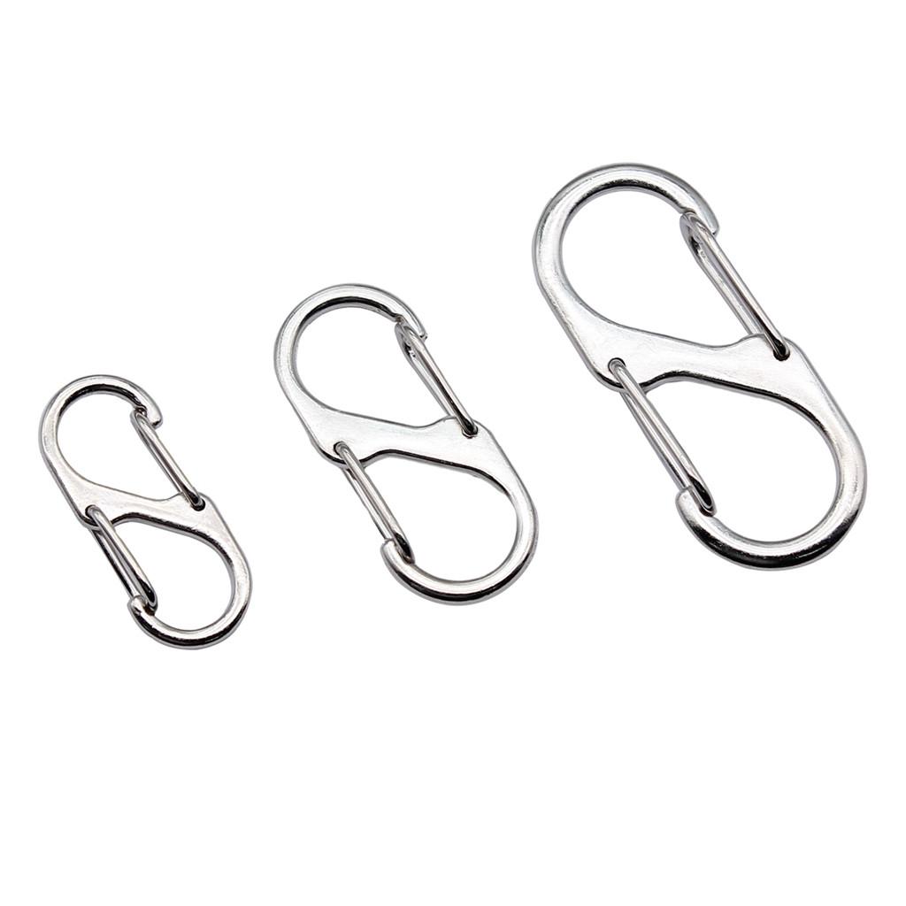 Key Rings 5 Sizes 3 Colors Nickel Iron Jewelry Making Parts Great for Dangle Parts Keychain Making