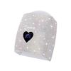 New 220W Rhinestone Smart Induction Nail Lamp with 33 Crystal Beads, Dual Light Source for Fast Nail Curing (White)
