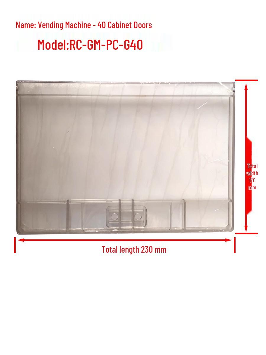 

Vending Machine Accessory: Plastic Door Frame & Panel 250*160mm (40 doors)