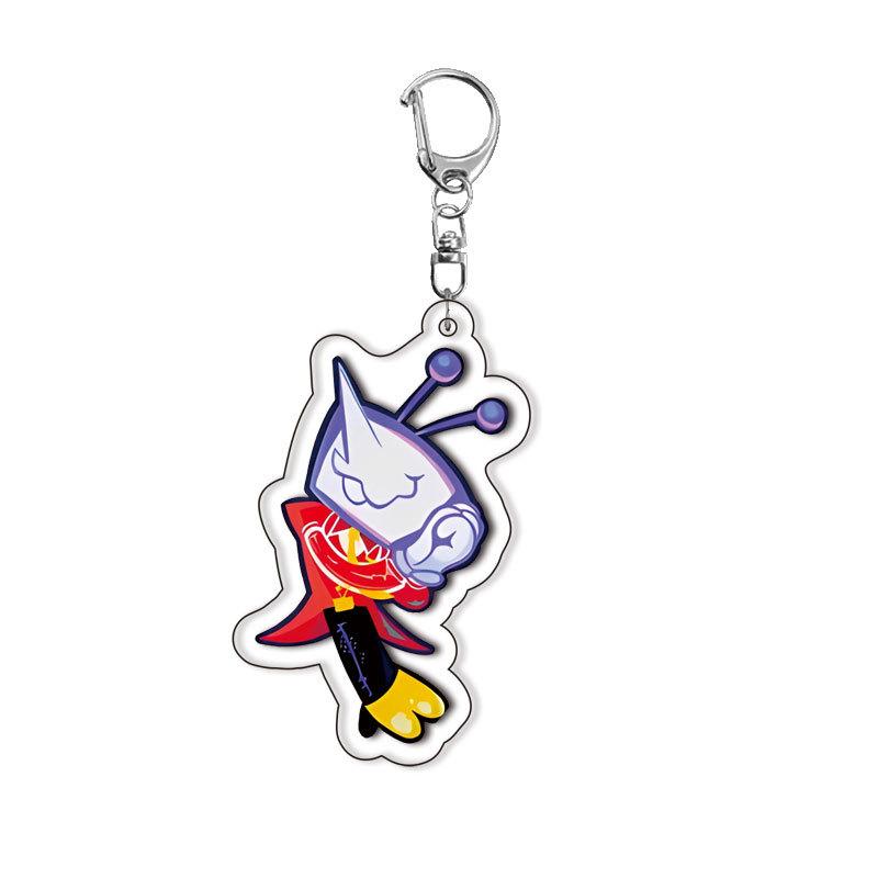 

Deltarune Cartoon God Man I Love TV Game Figure Acrylic Keychain Bag Pendant Pixels Exquisite Keyring Student Birthday Gift 5cm