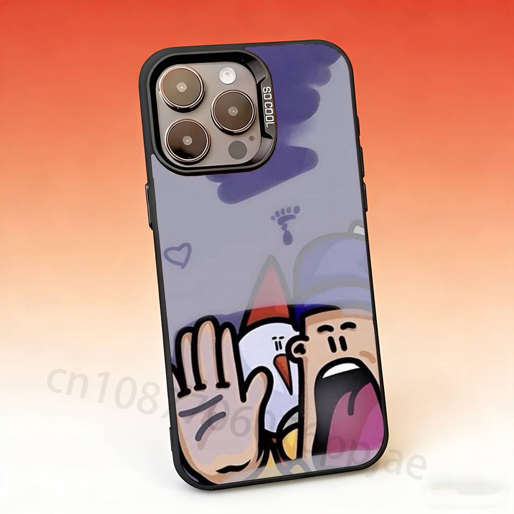 

Unlucky guy Phone Case For iPhone 17,16,15,14,13,12,11,Pro,Max,Plus,Mini Candy Matte Shockproof Cover iPhoneXSMAX