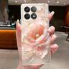 Phone Case For Poco F6 Pro Redmi K70 Pro K70E Case Aesthetic Shell Luxury Fashion Butterfly Flowers Soft TPU Back Clear Cover