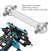 4PCS Aluminum Alloy Dog Bone Drive Shaft Set for    01  02 RC Car Upgrade Parts