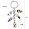 JOJO's Bizarre Adventure Acrylic Double-Sided Transparent Keychain Set of 5 Pendants