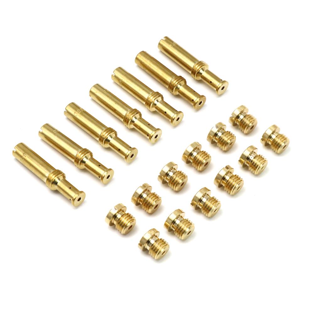 

1 Set Carburetor Main Intermediate Jet Kit Copper Carb 35‑0995 Fit For S&S B E G