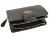 Wallet Bifold Outlet Folding Wallet Leather MEDIUM CORNER ZIP WALLET 6390 C0082 C3454 COACH [Coach] Women's (Black) [Item]