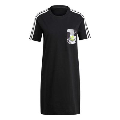 Originals Kurzarmkleid Damen Schwarz HA4719