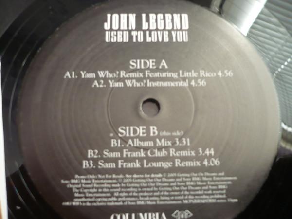 

12-дюймовая пластинка JOHN LEGEND Used To Love You XPR3843 Columbia 2005 UK SoulFunk Б/у