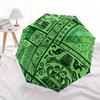 1pc Tribal Patterns Automatic Open/Close Umbrella with Windproof, Functional Design, 8-Rib Sturdy Canopy