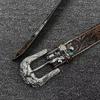 Retro Vintage Western-Style Indian Cowboy Belt with Unique Design