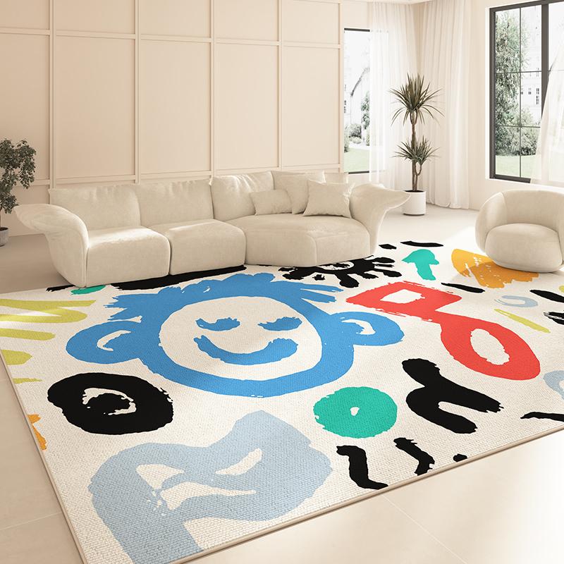 Moderne Stijl Vloerkleden voor Slaapkamer Huis Pluizig Pluche Vloermat Grote Oppervlakte Slaapkamer Decoratie Antislip Tapijt Dik Wasbaar Kleedkamer Vloerkleed 80x160cm