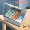 Fully Automatic Digital Egg Incubator, 16 Egg Capacity W/ LCD Display, 110V/12V Dual Voltage, Temperature and Humidity Control