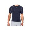 Under Armour Short Sleeve Sports Training Breathable Fitness Shirt Men Tops Navy 1257468-410