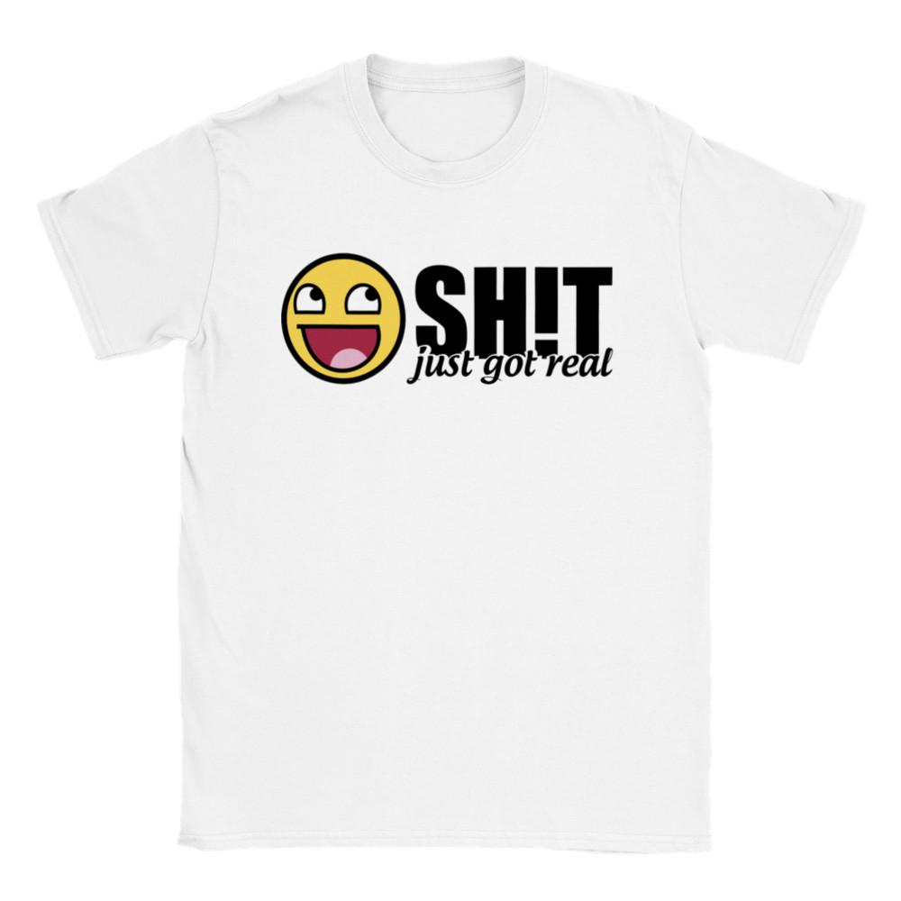 Sh!t Just Got Real! - JDM - Classic Unisex Crewneck T-shirt Unisex T-Shirt XXXXL