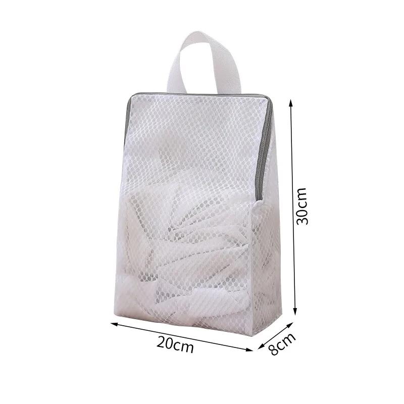 

Upgraded Laundry Hand Bag Reusable Washing Machine Clothing Care Wash Bag Mesh Net Bra Sock Lingerie Underwears Laundry StorageS Fine Mesh