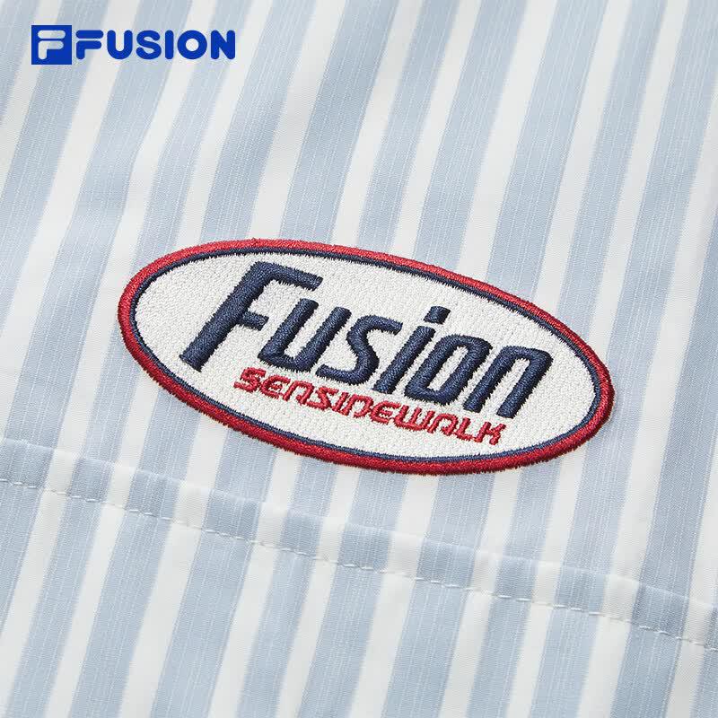 FILA FUSION Couple Casual Woven Short Sleeve Shirt