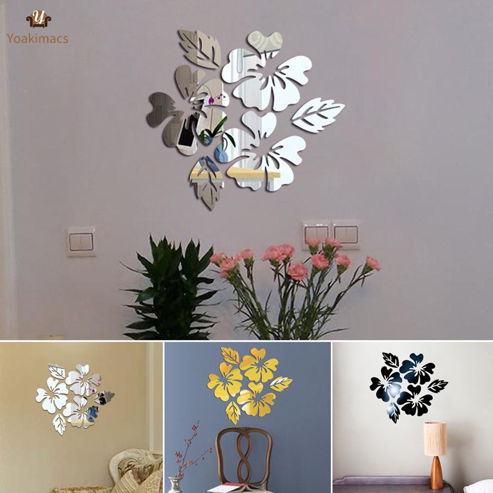 Buy Modern Mirror Style Removable Decal Art Mural Wall Sticker Home