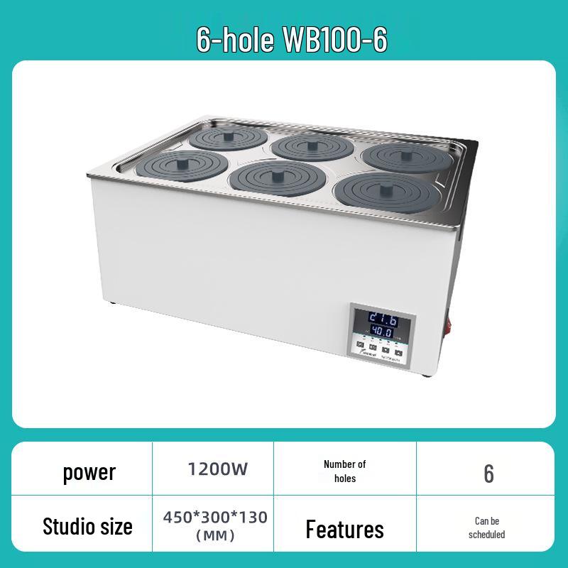 Electric Digital Laboratory Heater: Single, Double, Four, or Six-Hole Constant Temperature Water Bath