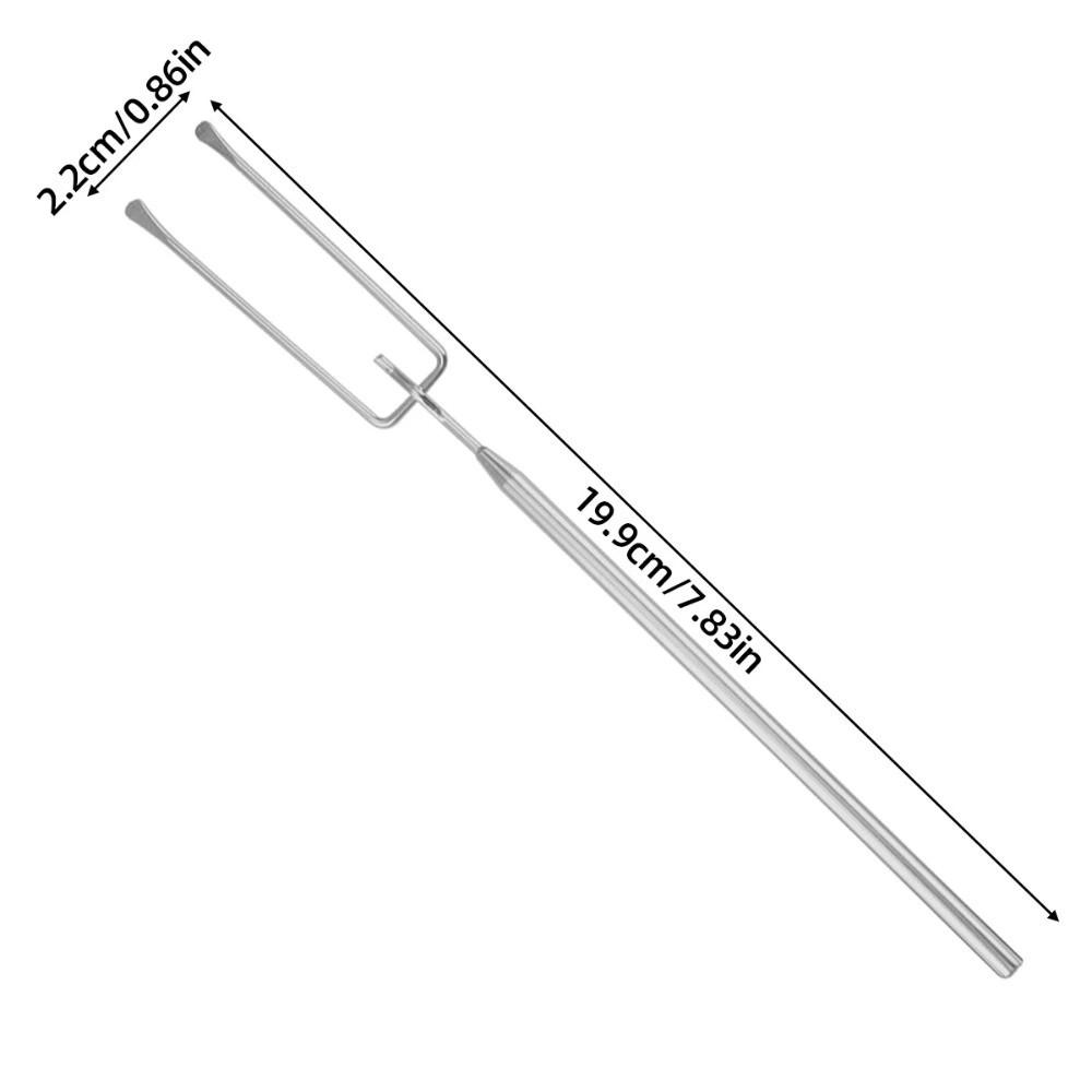 Silver Cheese Fondue Fork Rustproof Long Handle Fork Chocolate Dipping Fork Kitchen Gadgets 1