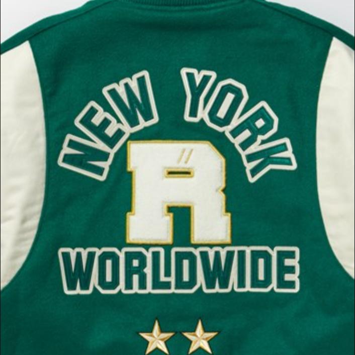 Puma X Rhuigi Varsity Jacket Evergreen Unisex Outerwear 539695-94