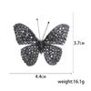 Rhinestone Butterfly Brooches for Women Unisex Enamel Insect Pins Banquet Party Backpack Gifts Jewelry Accessories