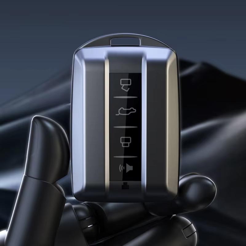 Titanium Gray For Great Wall Gwm Wey Tank 300 400 500 700 Tank300 Smart Remote Car Key Case Cover Keychain Holder Accessories