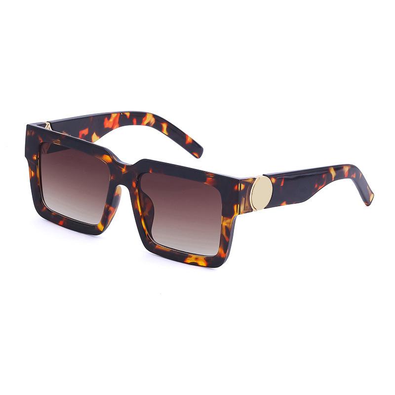 Millionaire Sunglasses Men'S Trendy Large Box Sunglasses Men'S Outdoor Riding Glasses Shades