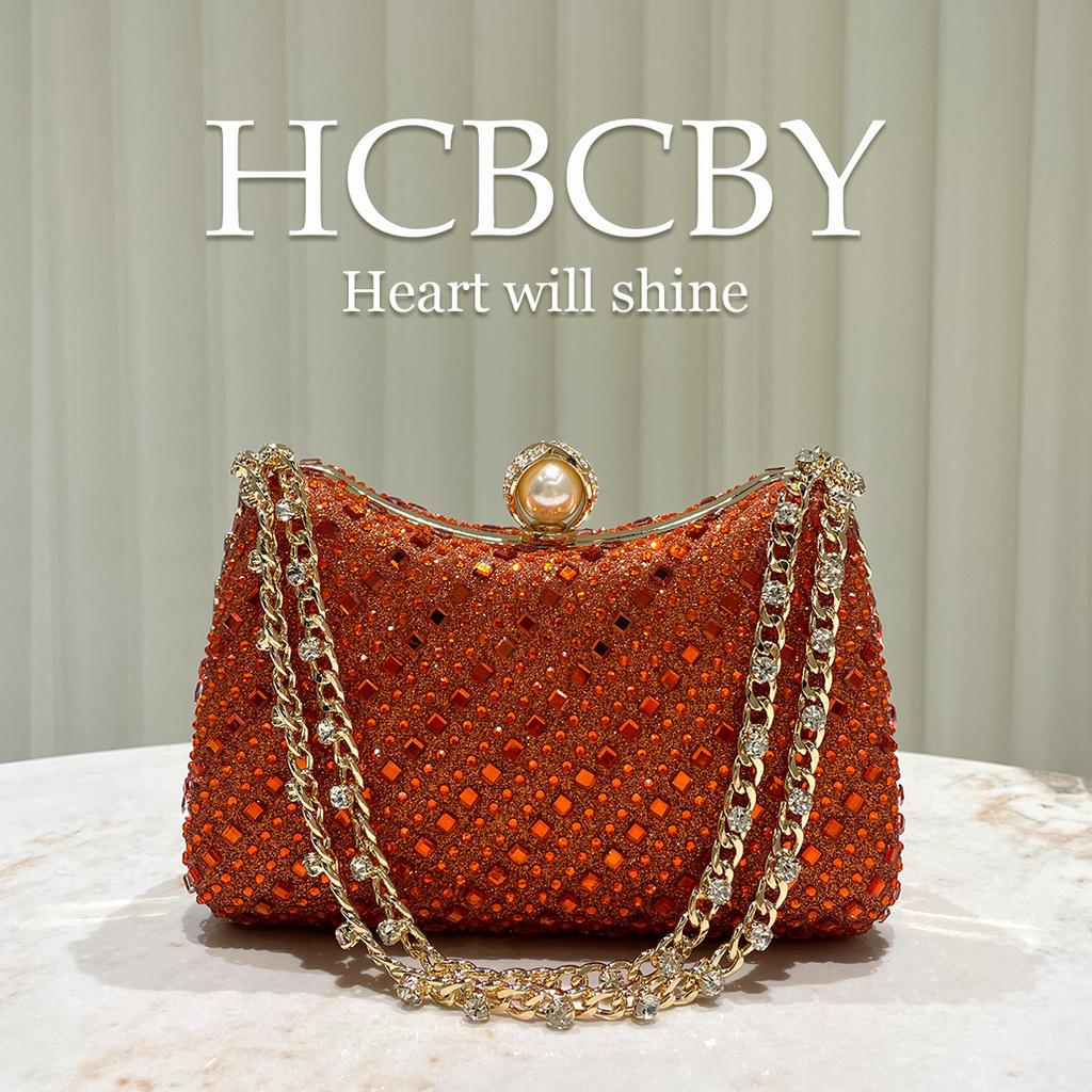 Evening Bags for Women Sparkling Clutch Purse with Chain Women's Wedding Party Prom Bride Elegant Glitter Handbag Shoulder Bags Bling Crossbody Bag