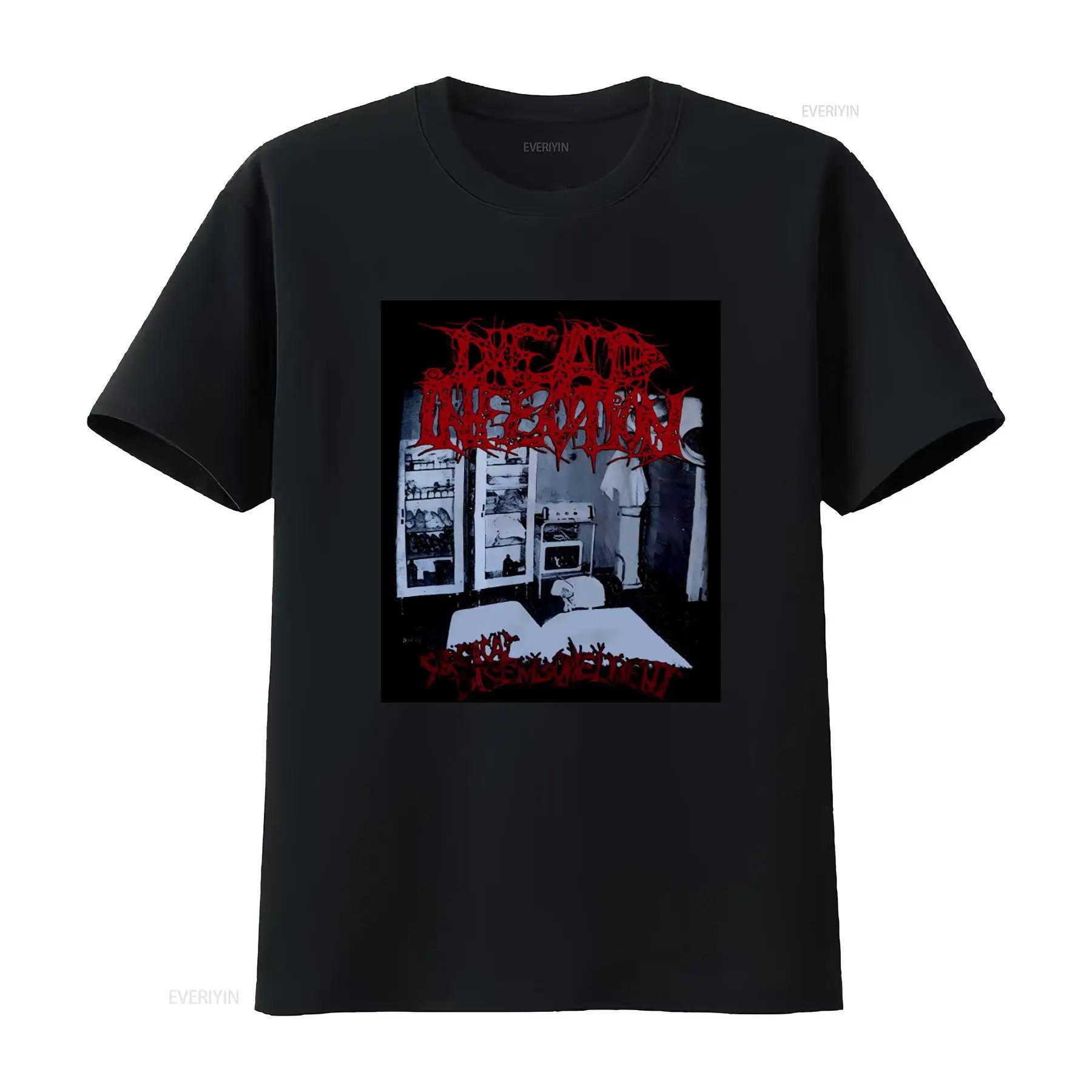 

Dead Infection Surgical T Shirt Death Metal Carcass Napalm Regurgitate Print vintage Washed graphic Stylish Casual fashion So... S разноцветный