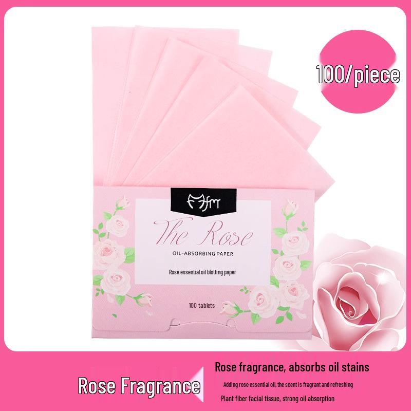 Fragranced Portable Oil Blotting Papers for Women & Men - Spring/Summer Facial Oil Control & Refreshing Cleanse