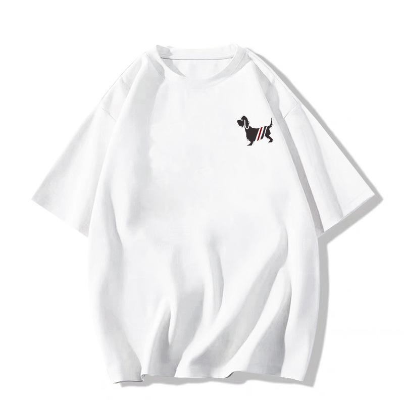 

Женская футболка оверсайз с коротким рукавом - Лето 2025, Свободный крой, Европейский и американский трендовый топ средней длины. XXL - High Quality белый