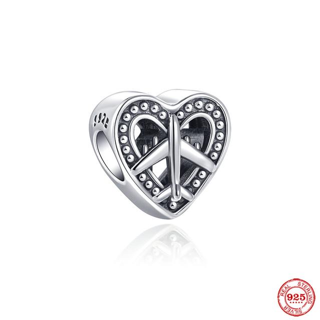 

Новий вишуканий шарм із бісеру, який підходить для модного браслета зі срібла 925 проби, жіночий кулон для ювелірних виробів, паспорт, літак, подорож, амулет, висячий подарунок