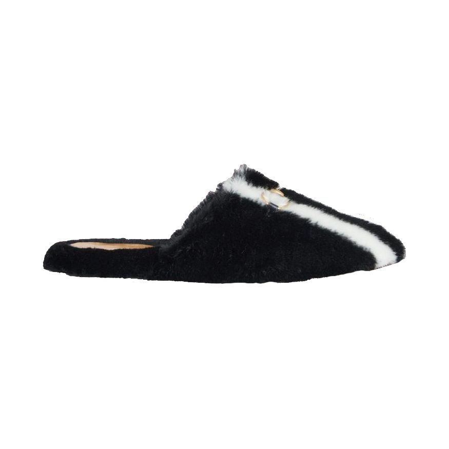 Adidas Fabric Open Back Slip On Mules Women Footwear Black White 722442 FAAYJ 1092