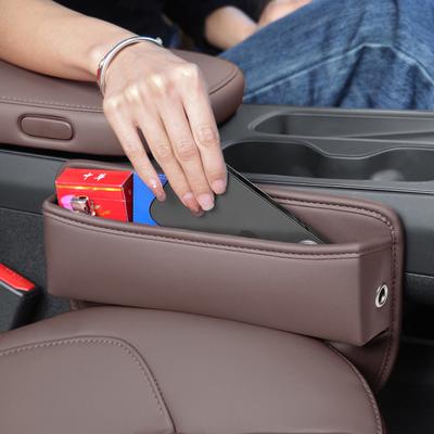 Car Seats Gap Filler Storage Bag With Charger Cable Hole Box Bag For BMW 4 Series F32 F33 F36 435i 428i Car Interior Accessories
