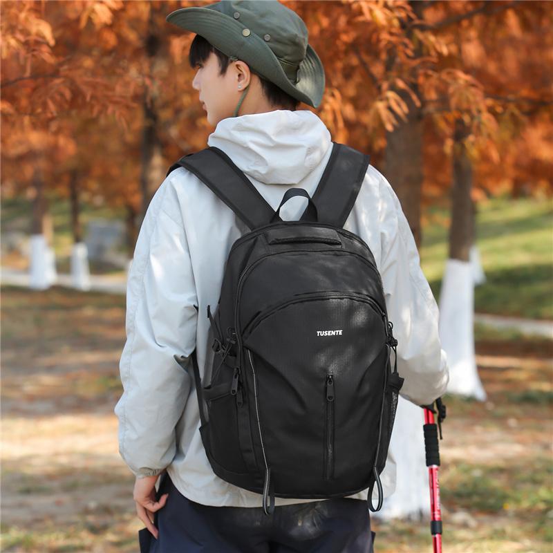Leichter Nylon-Rucksack für Damen & Herren – Wasserdichtes Outdoor-Design mit mehreren Taschen, Ideal zum Wandern und Reisen
