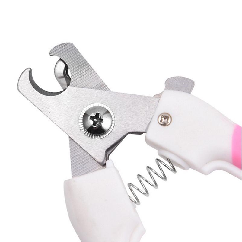 Professional Pet Nail Clipper Stainless Steel Dog Cat Nail Trimmer Labor-Saving Nail Clipper Convenient Cat Grooming Supplies