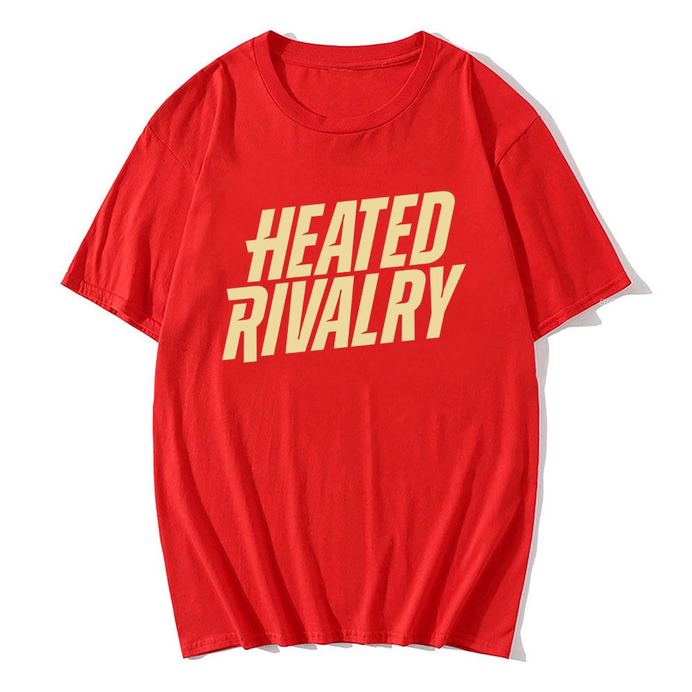 Heated Rivalry Logo Tee Unisex Streetwear Short Sleeve Loose Cotton Unisex Tshirt TV Graphic Printing Tshirts Fashion Male Clothes