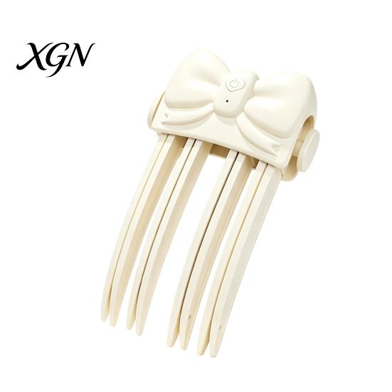 Heated Hair Comb Electric Volume Clip, 2 Heat Settings Volumizing Styling Accessory Rechargeable Root Lift Bangs for Fine Flat