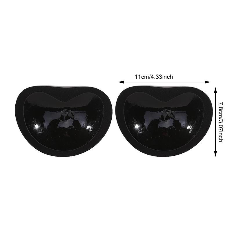 Adhesive Push Up Bra Inserts | Thickened Sticky Breast Lift Pads | Women Swimsuit Bikini Cup Enhancer | Heart/Triangle Style