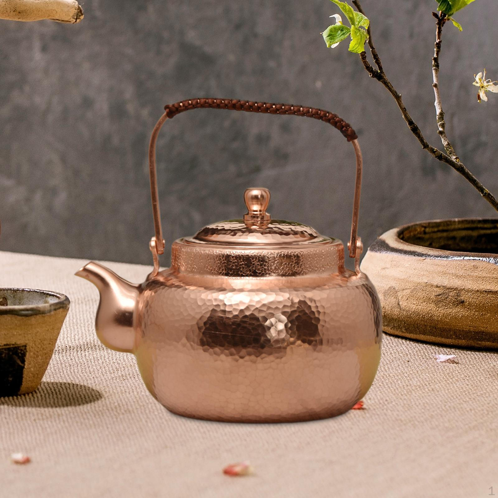 

Медный чайник Kongfu Pot Teakettle Water Boiler Jug Food Grade с изолированной ручкой
