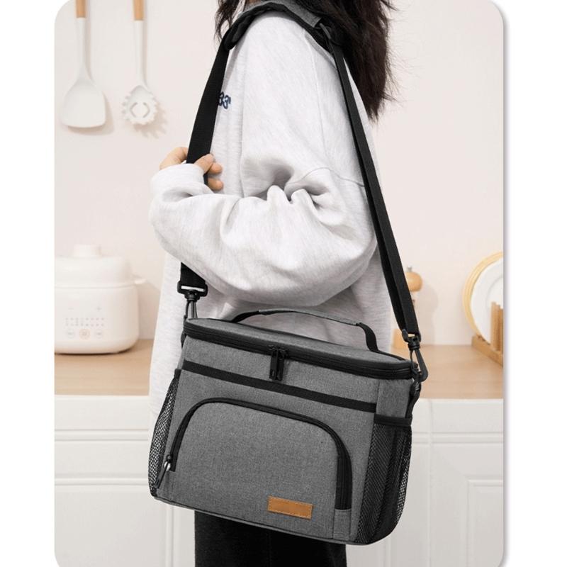 Sturdy Waterproof Picnic Coolers Bag Thermal Insulation Lunch Organizers for Outdoor Activities