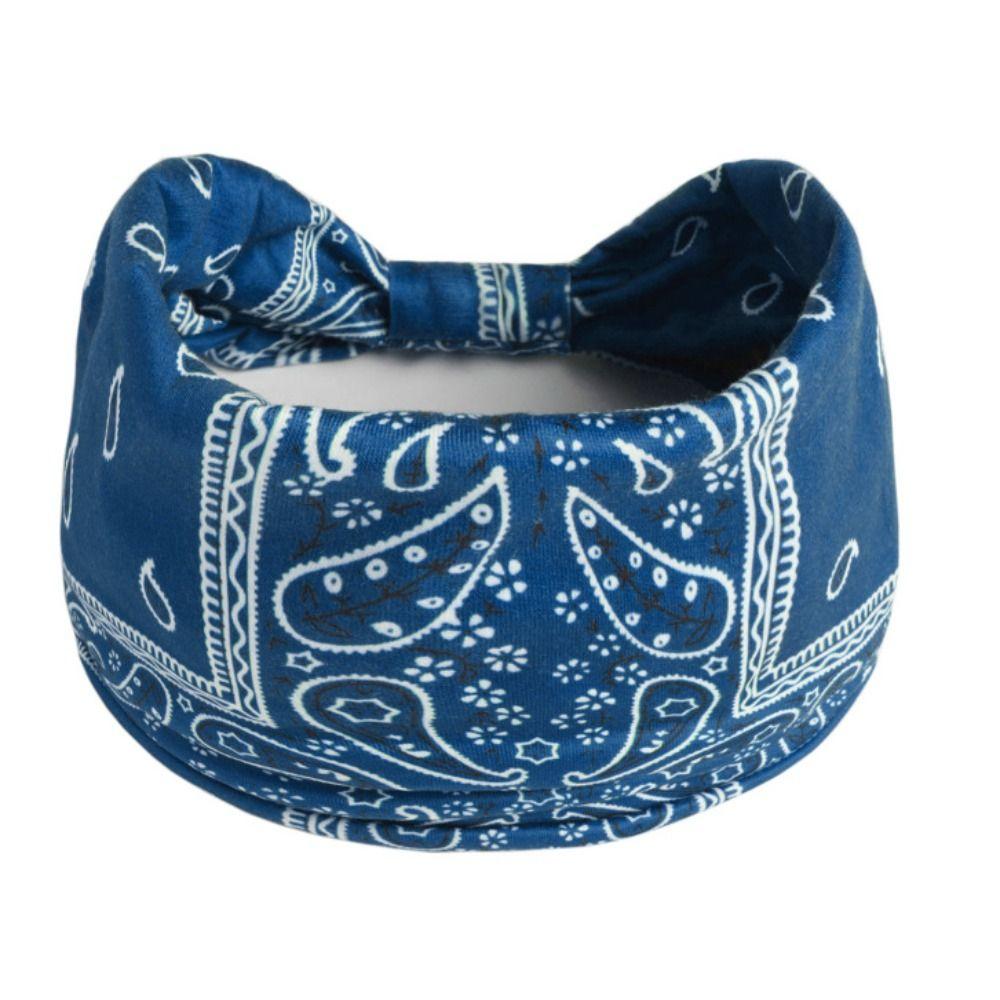 Boho Yoga Head Wrap Cashew Prints Hairbands Fashion Headwear Women Girl