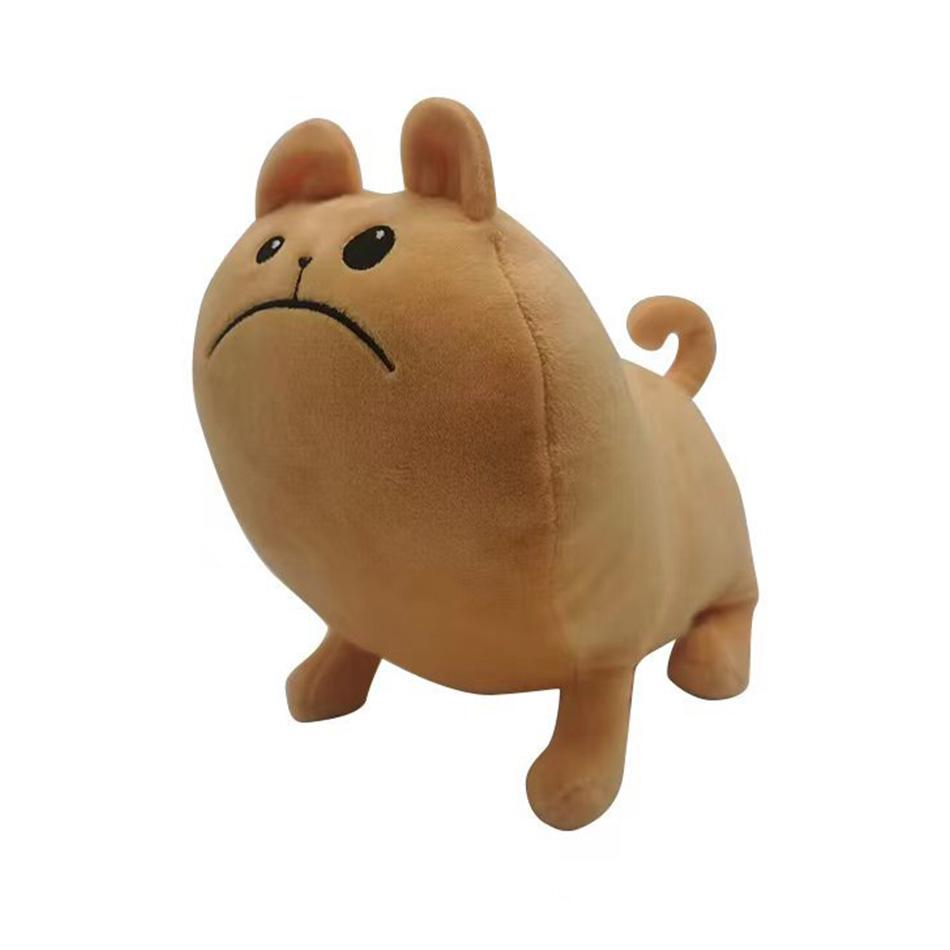 

Новая плюшевая игрушка «Нудл и булочка», плюшевые игрушки для кошек и собак, мягкие игрушки для кошек в стиле аниме, украшения для дома, куклы для подарка на день рождения ребенка жёлтый