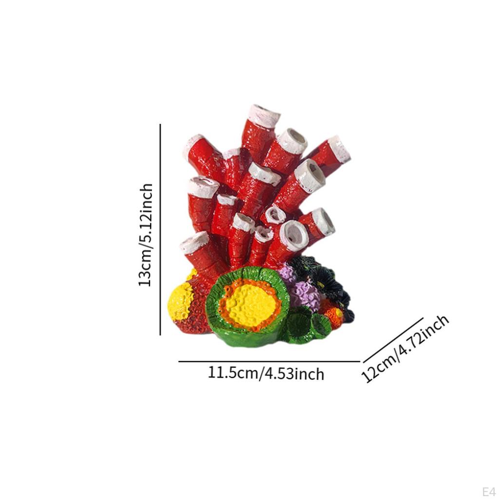 Bubble Coral Ornament Crab Tank Landscape Design Figurine Fish Decor Hermit Hideout